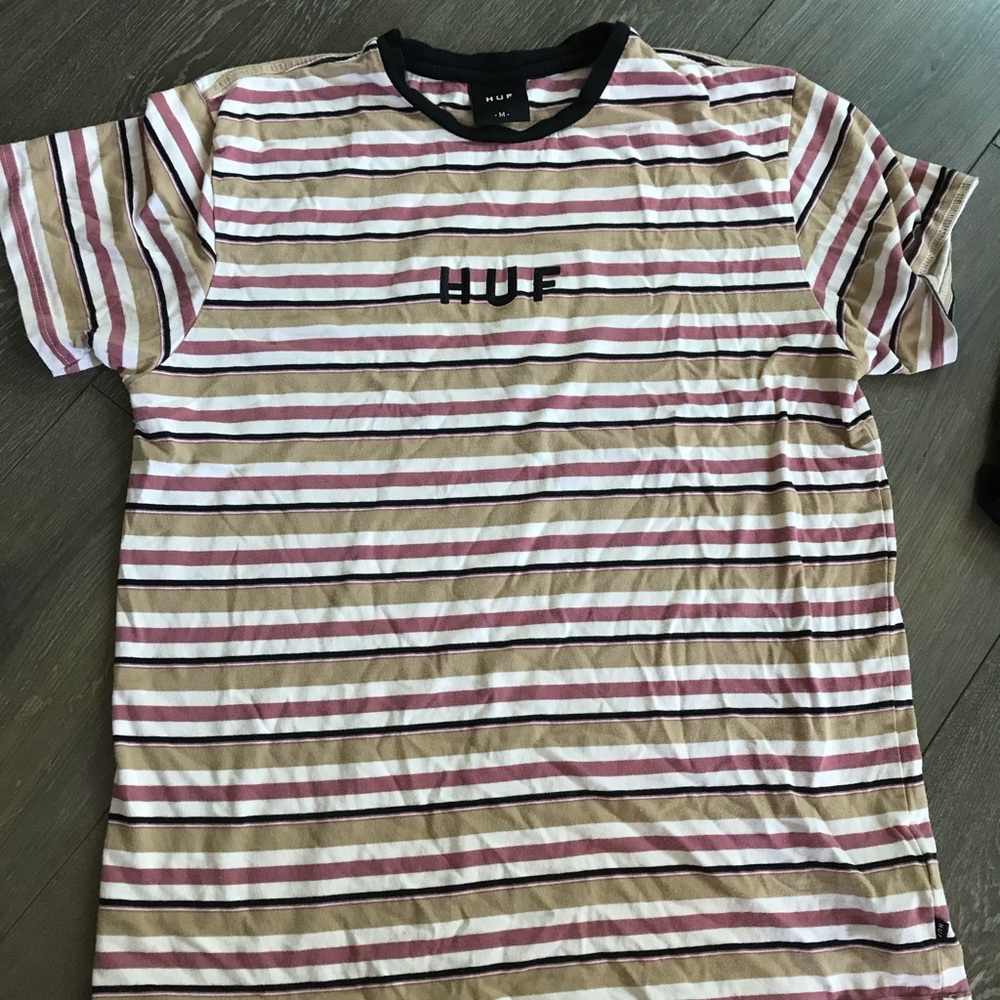 🚫SOLD🚫 HUF STRIPED TEE SHIRT